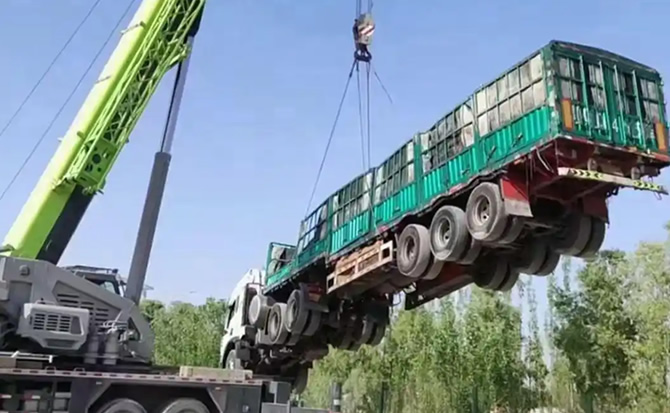 成安道路脱困救援案例